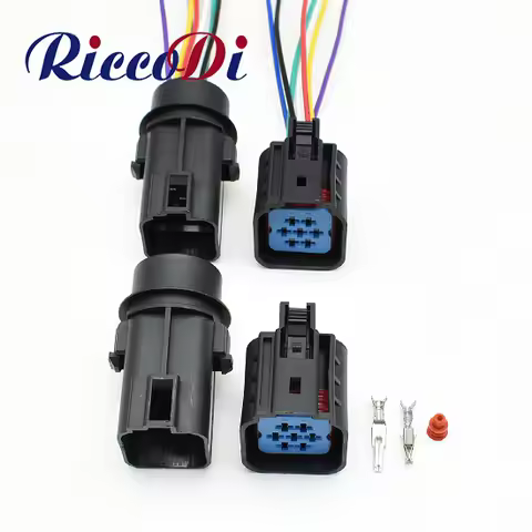 1 Set 7 Way 3.5 Mm WPT-596 Waterproof Automotive Plug Male Or Female Plastic Wire Cable Connector 3U