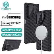Nillkin Fold Case For Samsung Galaxy Z Fold 7 / Fold7 Aramid Fiber+TPU CarboProP Magnetic Case（Trans