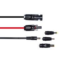 Outdoor Mobile Energy Reservation Battery Charging Cable mc4 to DC5521mmDC5.5 Pure Copper Bold Conne