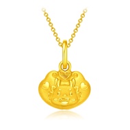 CHOW TAI FOOK 999 Pure Gold Pendant -  Dragon R33178