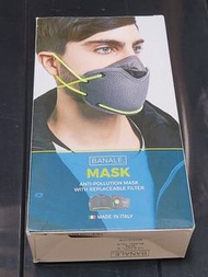 可重用Banale mask Anti-pollution mask with replaceable filter意大利製造  防護過濾口罩 灰