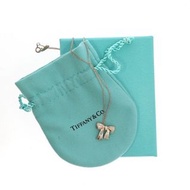 Tiffany&amp;co 純銀 蝴蝶結 項鍊