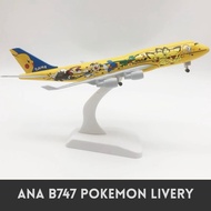 ANA B747 Pokemon Livery Alloy Plane Model