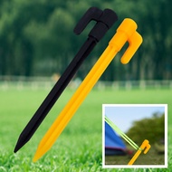 Outdoor Camping Tent Pegs Beach Windproof Plastic Pegs Lazy Inflatable Sofa Yellow Pegs NEYS