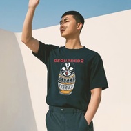 KATUN Dsquared2 OWL T-SHIRT Casual Unisex T-SHIRT Cotton Material