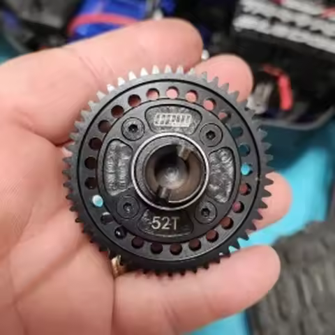 RC Cars Spur Gear GPM Metal Steel 51T 52T M1.0 Spur Gear Drive Gear Big Teeth 9652 for Traxxas 1/8 4