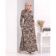 AZALEA BUTTON DRESS-Black