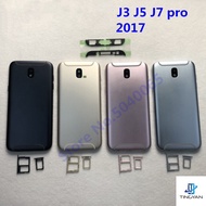 For SAMSUNG Galaxy J3 J5 J7 Pro 2017 Back Battery Cover Door Rear Glass Housing Case Replace Battery Cover J530