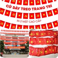 Cờ dây Tổ quốc cờ dây sao vàng đảng treo trang trí