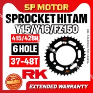 ✅100% ORI RK LC135 Y15ZR Y16ZR 415 428 SPROCKET HITAM SPOKET （ 6 LUBANG） SPOKET LC 4S 5S Y15 SPOCKET