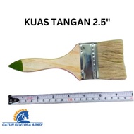 AK J Fawi Kuas cat 2,5 inch kayu tembok besi tipe 633 murah bulu putih 2,5"