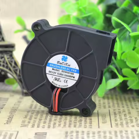 H 1 pcs for BRUSHLESS DC FAN BDM5015S 5015 Blower DC 12V 0.06A Humidifier Fan