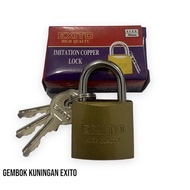 Exito yellow padlock door padlock 30mm 40mm