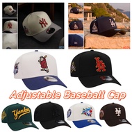 MLB Baseball Team Adjustable Curved Duckbill Cap for Both Men and Women Fashionable and Versatile Cu
