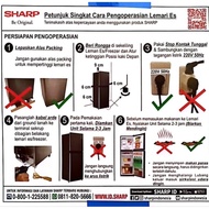 Kulkas Sharp 2 Pintu 205L Sj-237Mg (Khusus Cilegon)