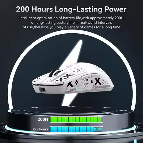 Attack Shark X6 Tri-mode WirelessGaming Mouse RGB Charging Dock PAW3395 Optical Sensor 26000DPI Prog