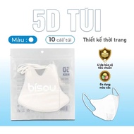 [6.5D] Combo of 5 bags of 5D bisou, 5D Peace of Mind, white bag of 10
