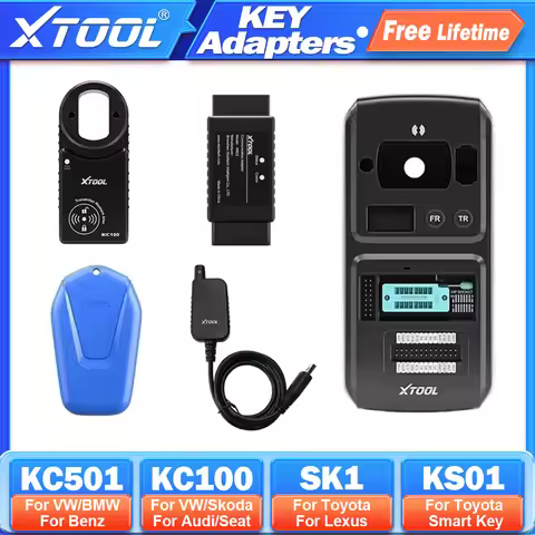 XTOOL KC501 KC100 KS01 M821 M822 CAN FD AIl Key Lost key Programming For Benz/Toyota/VW/BMW Work Wit