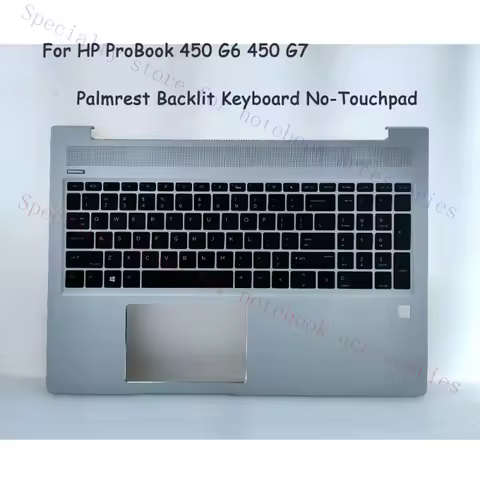 A+ New For HP ProBook 450 G6 450 G7 15.6 Palmrest US backlit Keyboard L45090-001