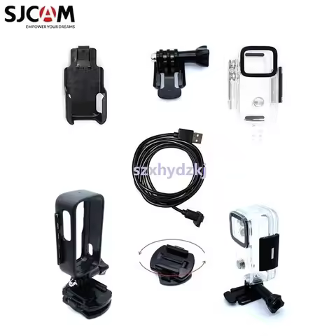 For SJCAM Accessories Camera Waterproof Case /Cable for SJCAM C200 Protective Cover Protect Frame Cl
