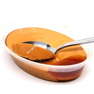 LF500ml microwaveable food grade leche flan oval container 10pcs