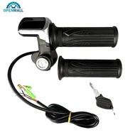 OPENMALL Pair 36/48V E-Bike Throttle Grip with LED Display for 36V 48V E-Bike Bicycle Scooter D3H5
