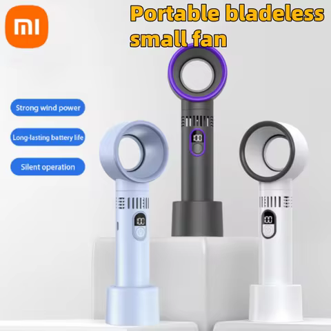 Xiaomi 100 Level Bladeless Fan Intelligent Digital High-speed Bladeless Fan Usb Large Wind Can Be De