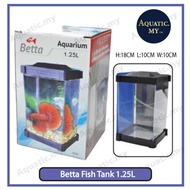 Akuarium Ikan Tangki Ikan Betta Aquarium / Betta Fish Tank 1.25L FISH AQUARIUM