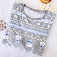 6IXTY8IGHT MEAVE Light Fleece Sleep Dress Women Homewear HW09941