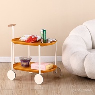 Sofa Side Table Creative Trolley Floor Movable Simple Lunar Rover Living Room and Kitchen Trolley Rack