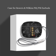 Silicone Case for Bowers & Wilkins B&W Pi8/Pi6 Wireless Earbuds Shockproof Slim Soft Protection Cove