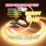 Led Strip COB DC 12volt 5 meter 320led IP33 COB Strip Light/