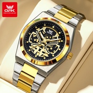 OPK Jam Tangan Lelaki Original Waterproof Quartz Stainless Steel Luminous Business Luxury Casual Wat