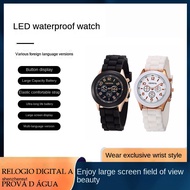Waterproof Geneva Silicone Jelly Quartz Wrist Watch Unisex Women's Boys Girls Silicone