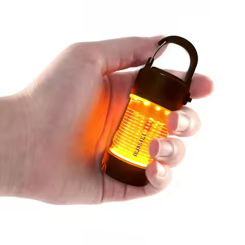 ML4 Outdoor Camping Lantern LED Camping USB Rechargeable Light, Free Tripod, Magnetic Base, 2 Lampsh