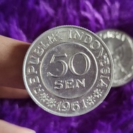 koin kuno Luster 50 sen tahun 1951
