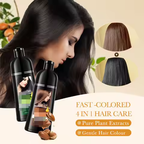 Shampoo, Dye, Nourish, and Protect Your Hair in One SADOER Hair Color Sampoo