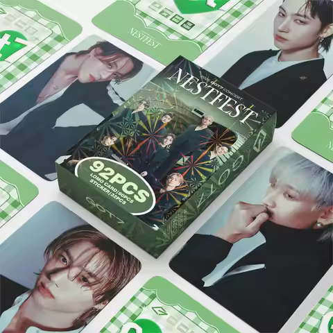 92 small cards GOT7 merchandise NESTFEST photo star stickers LOMO 3-inch collectible HD Printd Photo