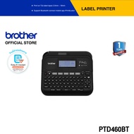 Brother Label Printer P-touch PT-D460BT เครื่องพิมพ์ฉลากภาษาอังกฤษ/ไทย แบบพกพา รองรับเทป TZe ขนาด 3.5mm - 18mm รองรับการเชื่อมต่อผ่านคอมพิวเตอร์ และ Smartphone, Tablet