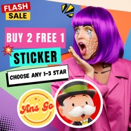 🔥Murah🔥 Sticker 1-5 Star | Monopoly Go