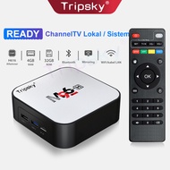 Tripsky Tv Box Android M96-h  STB Ram 4GB Rom 32GB 2.4G WIFI H616 Murah Android 11 Tv Box Support CO