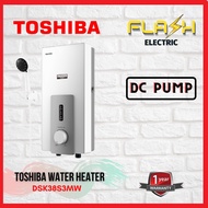 TOSHIBA Water Heater With DC Inverter Pump, DSK38S3MW/ (No Pump), DSK38S5MW
