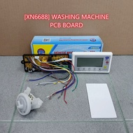 [XN6688] UNIVERSAL WASHING MACHINE PCB BOARD CONTROL PANEL (WIRED) with MEMORY FULL-VISION LCD WATER