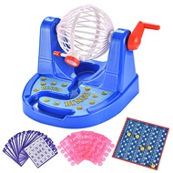75 Ball Lottery Machine Bingo Set Manual Lottery Machine Steel Bingo Cage Set - Party Group Board Ga