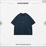 Goopi GOOPiMADE “DE-03” Oversized Logo Tee - Bathyal 一號