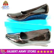 Sepatu Wedges PDH Erasmas PERSIT wanita Kulit dop Gilbert Army store dop erasmas Hak 3cm Terbaru