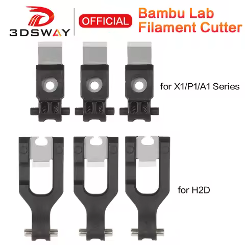For Bambu Lab X1/X1C/P1S/P1P/A1/A1 Mini Filament Cutter 3D Printers H2S/H2D Filament Cutter Spare Pa