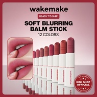 [WAKEMAKE] Soft Blurring Balm Stick 3.5g New 20Colors Priming Blur Lipstick