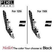 Honda Click 125i 150i Honeycomb v1 v2 v3 Waterproof Motorcycles Decals Vinyl Sticker.