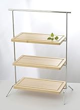 G.E.T. Enterprises IR-604C 17.5" x 9.25" Chrome Rectangular Riser, 3" Tall, Iron Chrome Plated